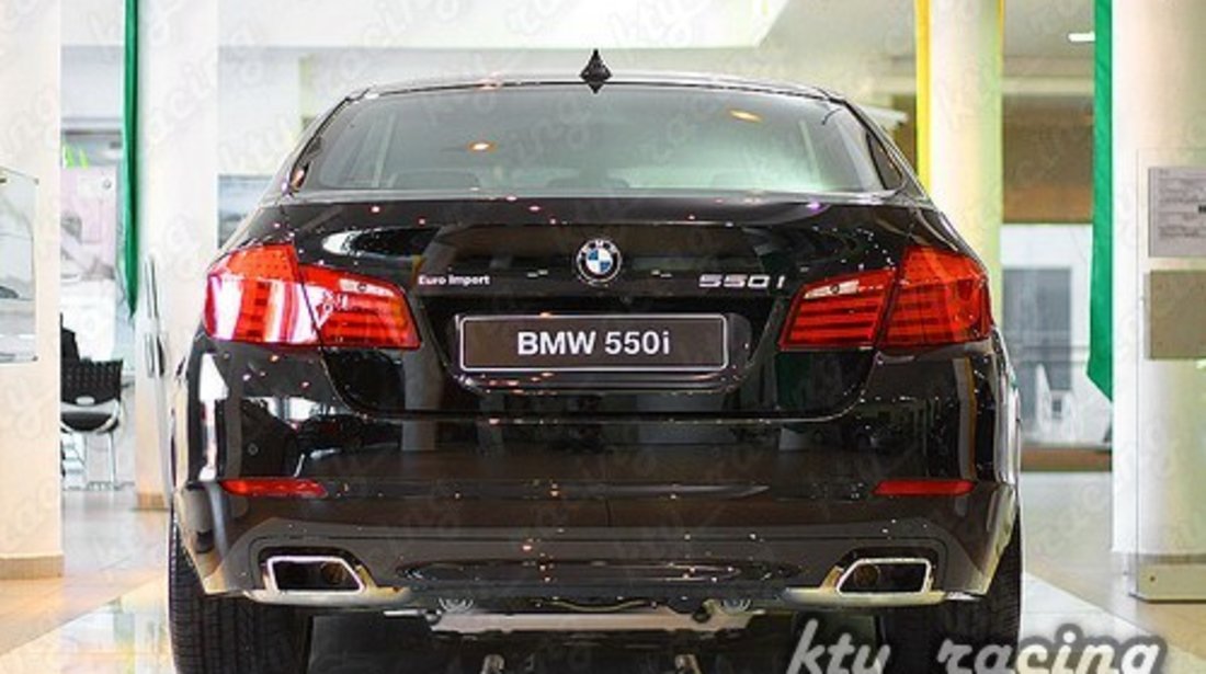 BMW F10 Difuzor bara spate M dark shadow  pentru esapament dublu