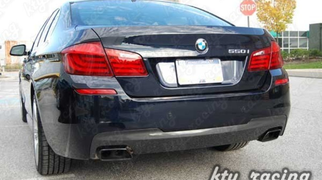 BMW F10 Difuzor bara spate M dark shadow  pentru esapament dublu