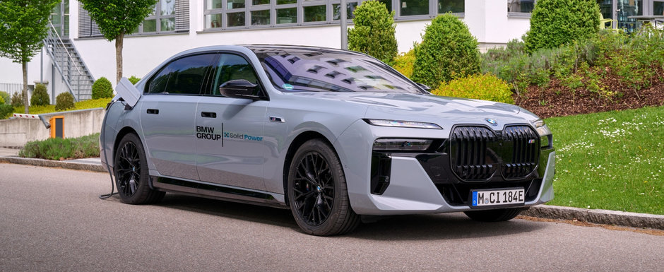 BMW Group si Solid Power testeaza celule de baterii solid-state cu un BMW i7