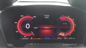 BMW i8 in actiune: Cum arata ceasurile de bord, plus sunetul motorului in 3 cilindri!