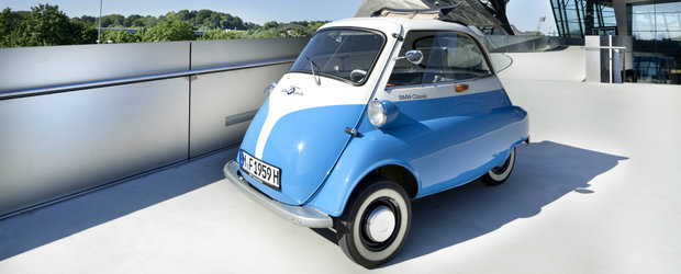 BMW Isetta la aniversare. Micro car-ul cu trei roti a implinit 65 de ani de la debut