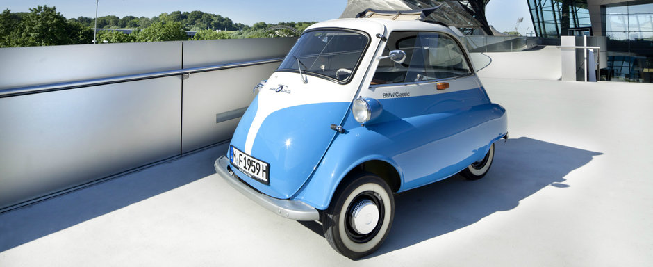 BMW Isetta la aniversare. Micro car-ul cu trei roti a implinit 65 de ani de la debut BMW Isetta la aniversare. Micro car-ul cu trei roti a implinit 65 de ani de la debut