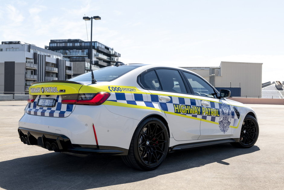 BMW M3 Competition de politie