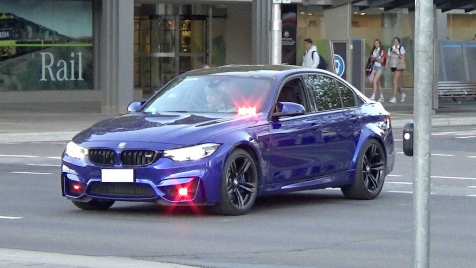 BMW M3 de politie nemarcat