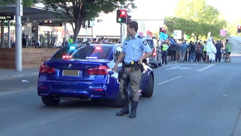 BMW M3 de politie nemarcat