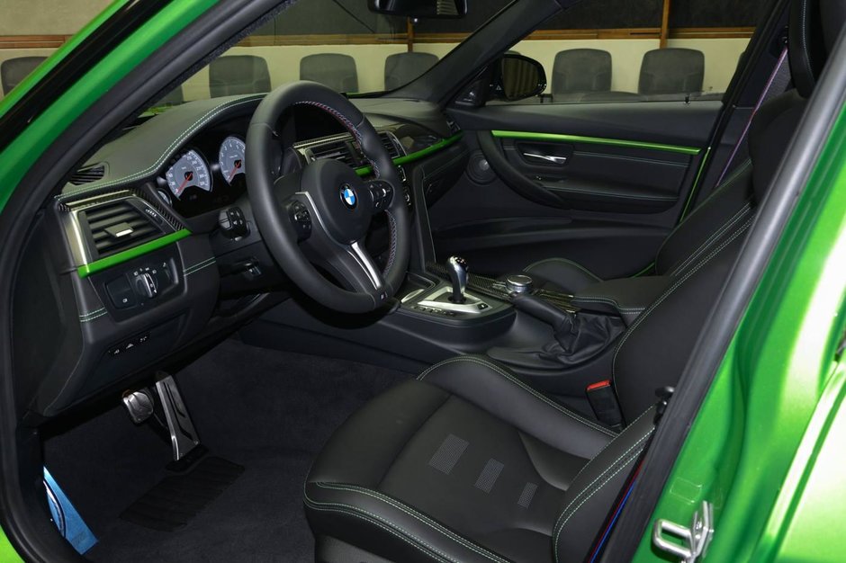 BMW M3 in Java Green