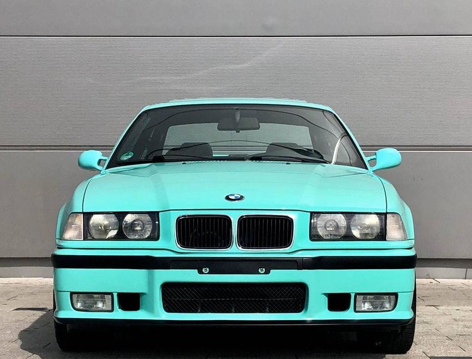 BMW M3 in Mint Green