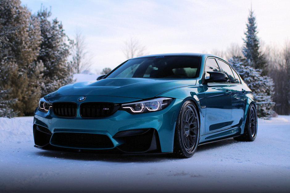 BMW M3 in nuanta Atlantis Blue