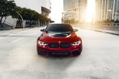 BMW M3 in nuanta Satin Red