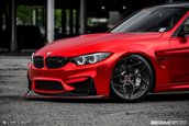 BMW M3 in nuanta Satin Red