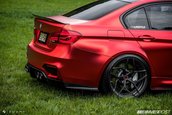 BMW M3 in nuanta Satin Red