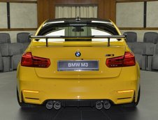 BMW M3 in nuanta Speed Yellow