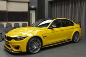 BMW M3 in nuanta Speed Yellow