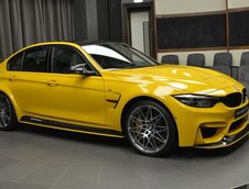 BMW M3 in nuanta Speed Yellow