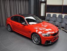 BMW M3 in rosu Ferrari