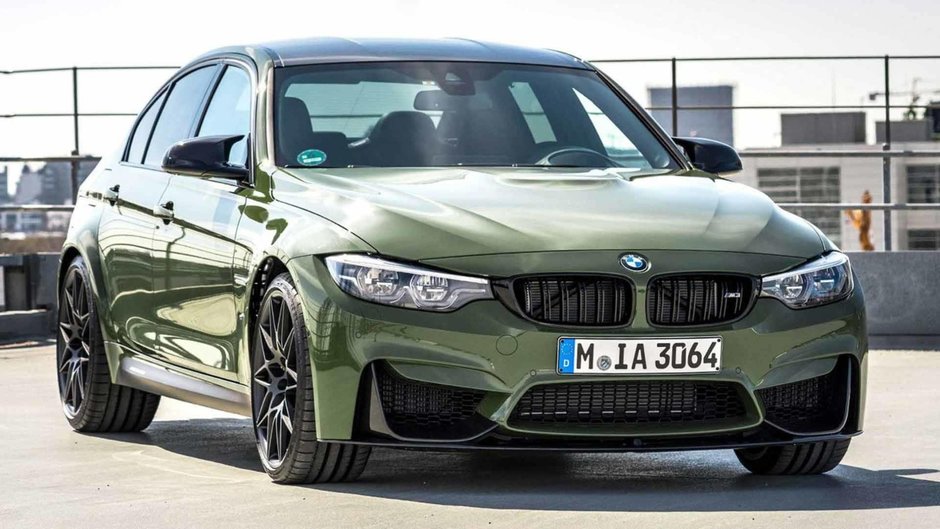 BMW M3 in Urban Green