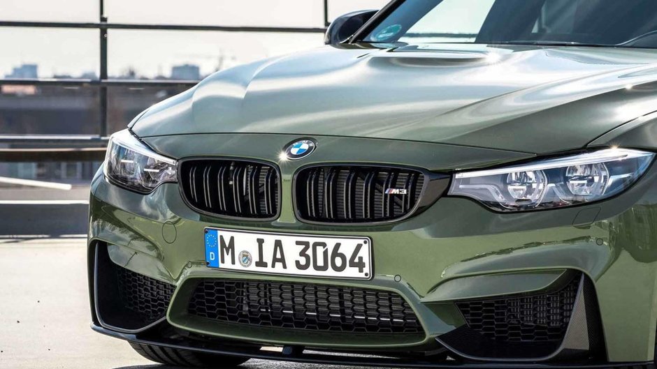 BMW M3 in Urban Green