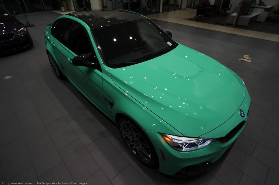 BMW M3 Individual Mint Green