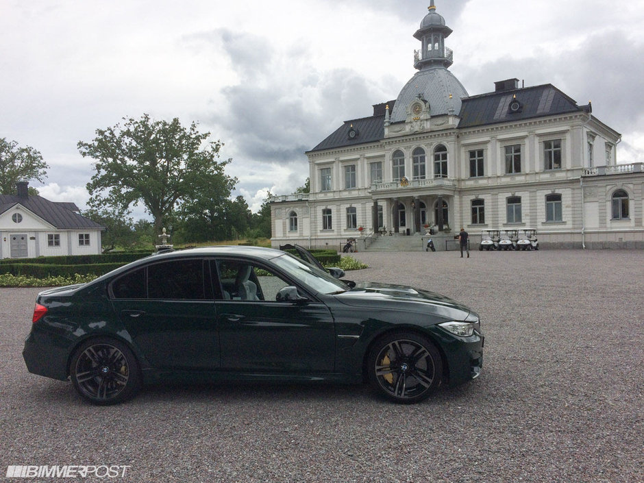 BMW M3 Sedan in British Racing Green