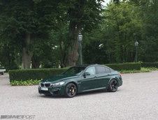 BMW M3 Sedan in British Racing Green