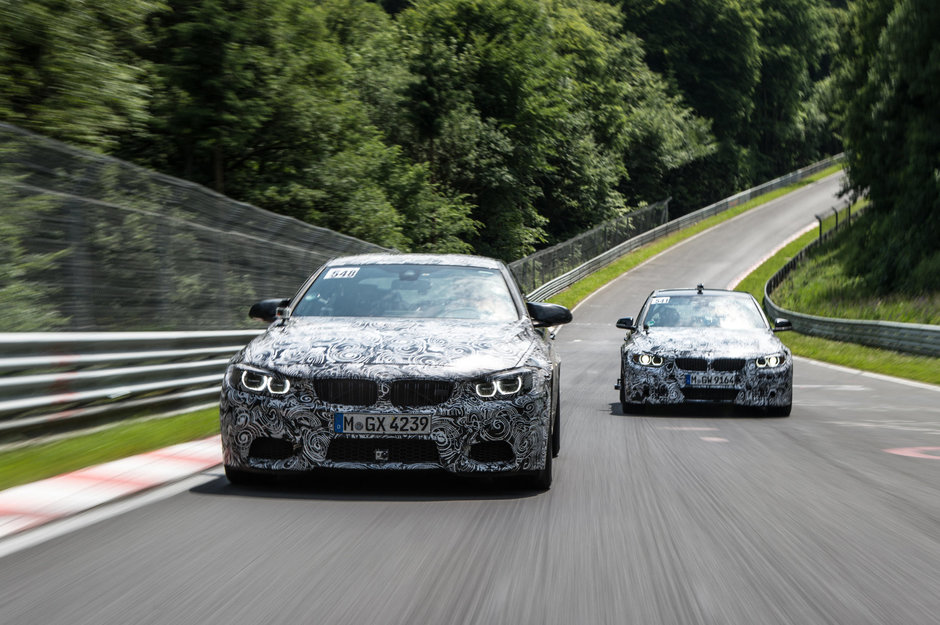 BMW M3 si BMW M4 la Nurburgring