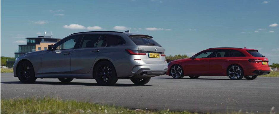 BMW M340i Touring vs Audi RS4 Avant. Duelul break-urilor germane este mai aprins ca niciodata BMW M340i Touring vs Audi RS4 Avant. Duelul break-urilor germane este mai aprins ca niciodata