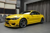 BMW M4 Convertible in nuanta Speed Yellow