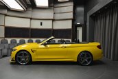 BMW M4 Convertible in nuanta Speed Yellow