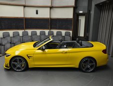 BMW M4 Convertible in nuanta Speed Yellow