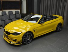 BMW M4 Convertible in nuanta Speed Yellow