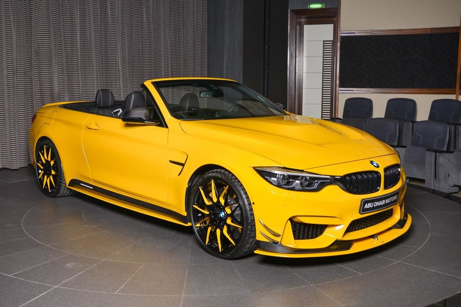 BMW M4 Convertible in Speed Yellow