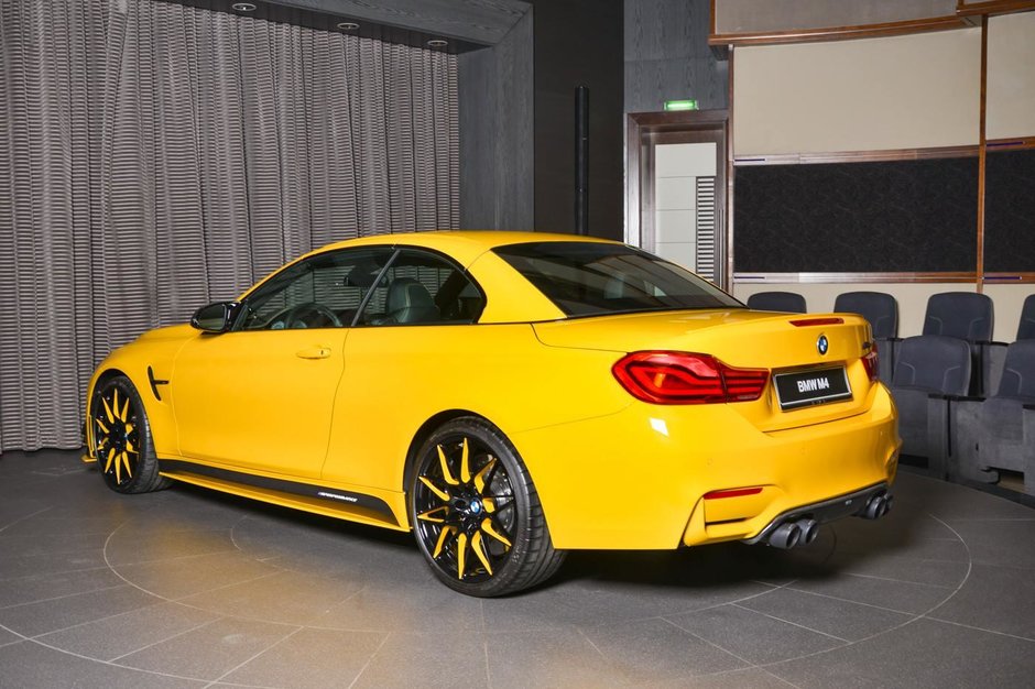 BMW M4 Convertible in Speed Yellow