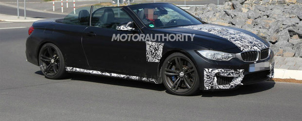 BMW M4 Convertible pozeaza topless intr-o noua serie de imagini spion