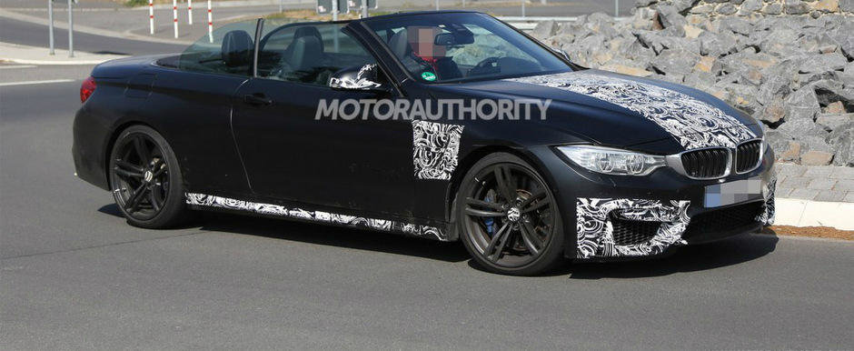 BMW M4 Convertible pozeaza topless intr-o noua serie de imagini spion