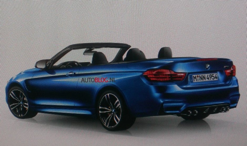 BMW M4 Convertible - Prima poza