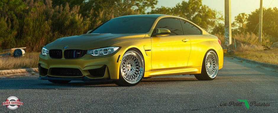 BMW M4 cu jante clasice de la HRE: Fabulos sau ce?