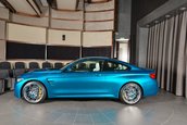 BMW M4 in Atlantis Blue