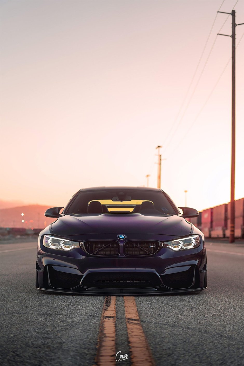 BMW M4 in Daytona Violet