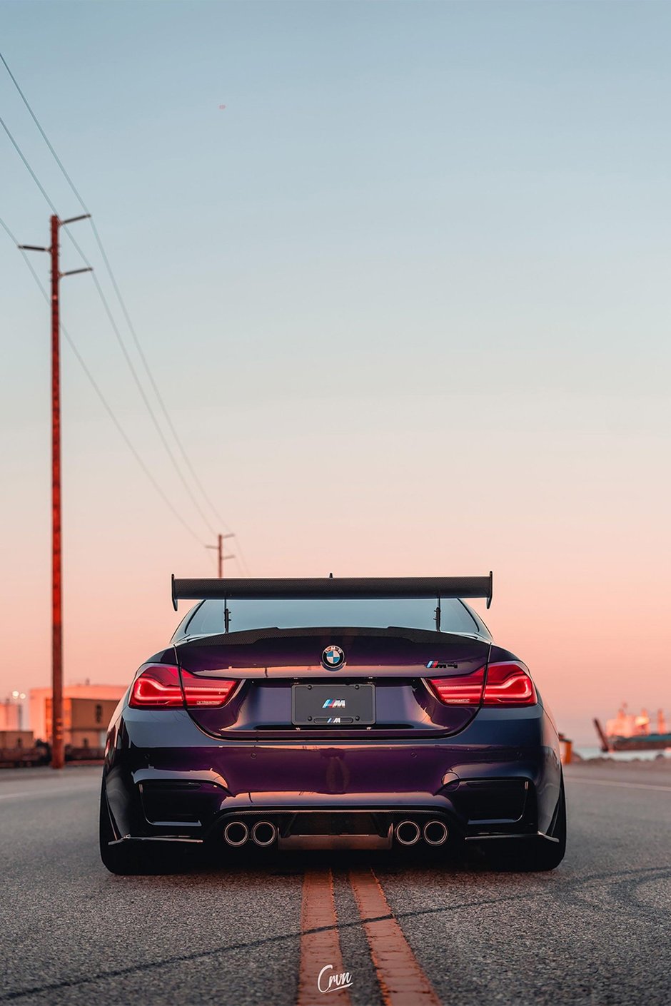 BMW M4 in Daytona Violet