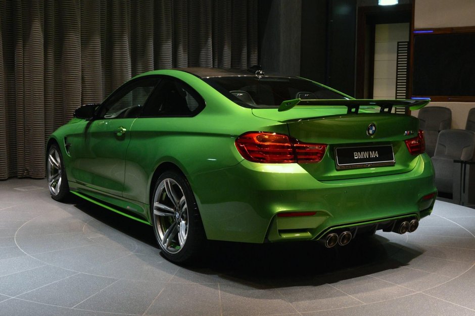 BMW M4 in Java Green