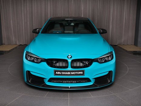 BMW M4 in Miami Blue