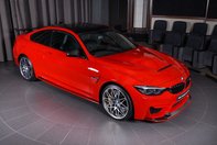 BMW M4 in nuanta Ferrari Red