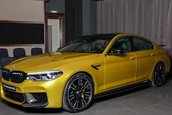 BMW M5 Competition in Austin Yellow