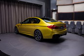 BMW M5 Competition in Austin Yellow