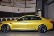 BMW M5 Competition in Austin Yellow