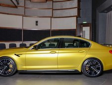 BMW M5 Competition in Austin Yellow