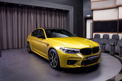 BMW M5 Competition in Austin Yellow