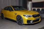 BMW M5 Competition in Austin Yellow