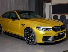 BMW M5 Competition in Austin Yellow