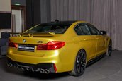 BMW M5 Competition in Austin Yellow